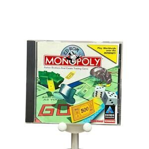 Hasbro Interactive Monopoly PC Game 1997 Computer CD ROM